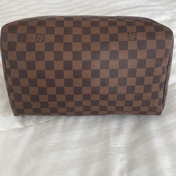 Louis Vuitton Damier Ebene Speedy 30 Custom Owl Accent Detail - Picture 10 of 17